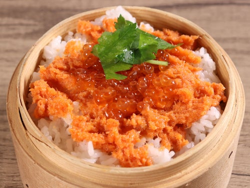 鮭といくらの親子飯